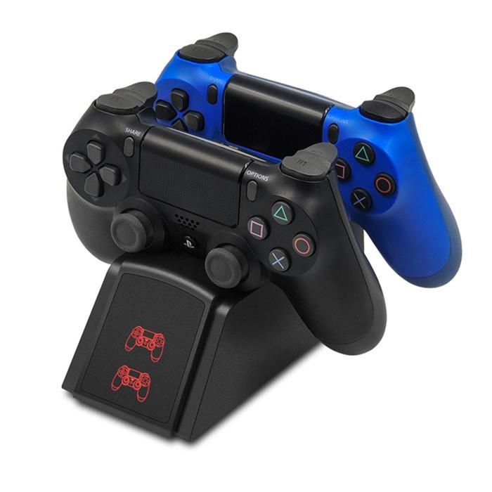 Chargeur contrôleur PS4 chargeur sans fil PS4 double chargement rapide USB de charge avec indicateur LED.