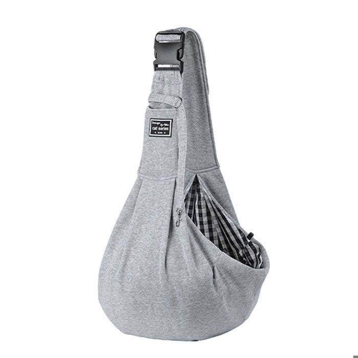 Sac de transport pour petit chien et chat, bandoulière réglable, mains libres, réversible, sac de voyage pour chiot, sac à dos pour