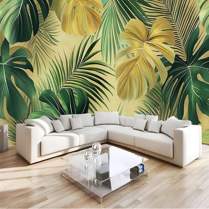 Papier peint feuilles de banane - 254 x 184 cm