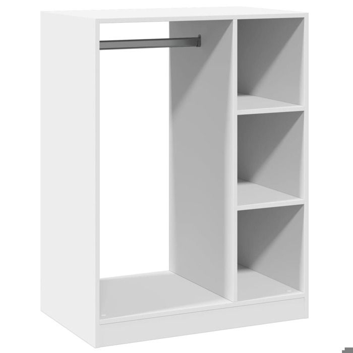 Armoire en bois reconstitué vidaXL - Blanc - 77x48x102 cm