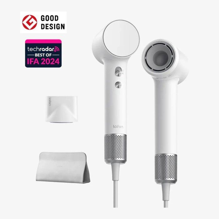 Sèche-cheveux - LAIFEN - Mini - Compact - Voyage - Blanc
