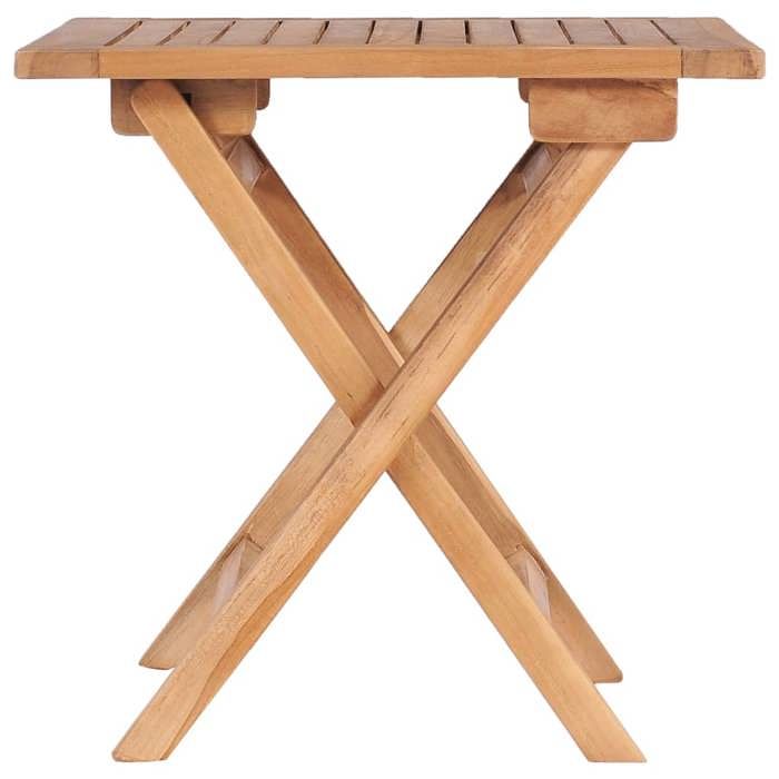 STAR SALE® Table pliable de jardin(1 pc) - pour 2-4 personnes - 45x45x45 cm Bois de teck solide T847