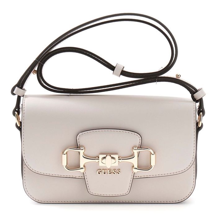 GUESS Sac à épaule bandoulière beige pour femme - Janie Convertible Xbody Flap Stone 336986