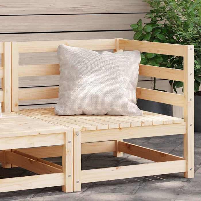 Promo étéCanapé/Sofa Terrasse - SWEETY - Noir - Canapé dangle de jardin Moderne - Bois de pin massif 70x70x67cm 6941433