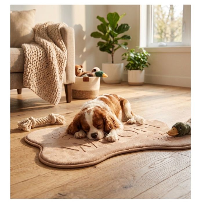 Coussin en forme dos pour chien Mador 50 x 70 cm beige