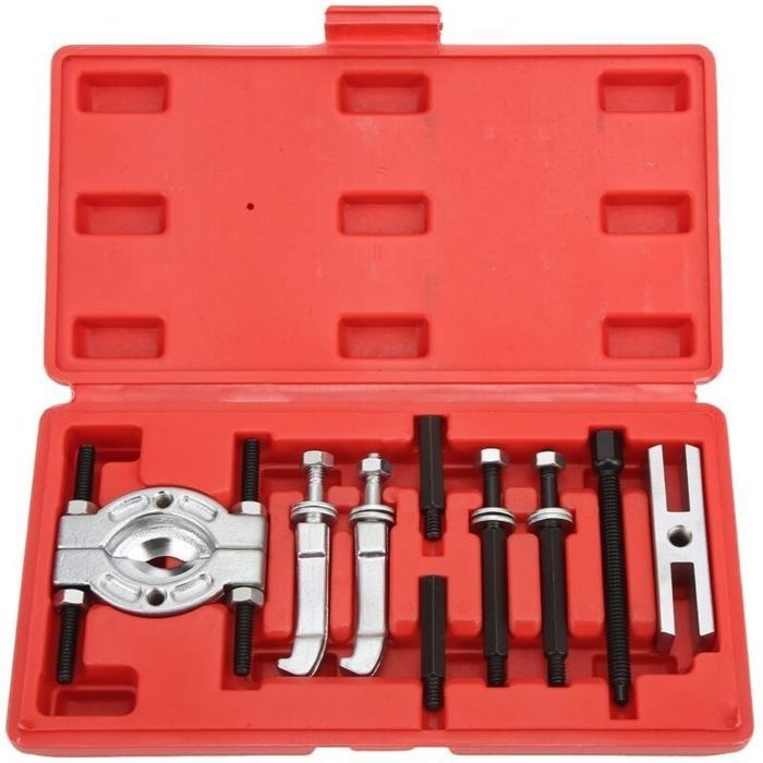 Kit dextracteur de roulement 9 pièces – Métal robuste – Pour roulements de roue jusquà 58 mm – Compatible avec la plupart des vé