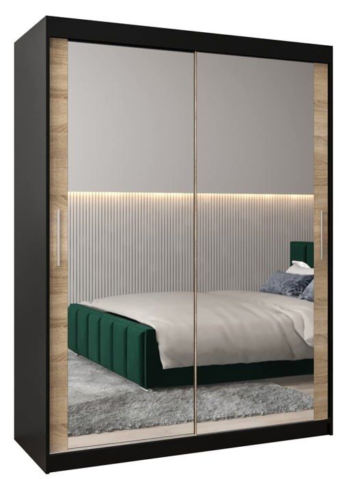 ABIKSMEBLE Elypse 180 Armoire à Deux Portes Coulissantes Pour Chambre à