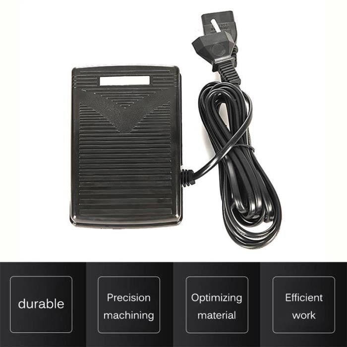 Pédale De Contrôle De Vitesse Pour Machine à Coudre - Compatible Singer, Brother, Janome, Euro Pro Et Autres