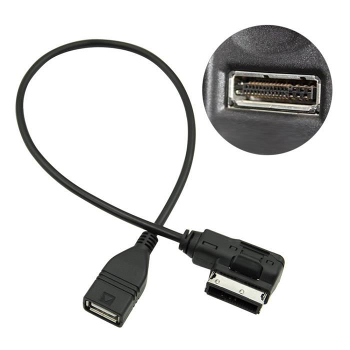 HENGLSHOP USB AMI MMI AUX MP3 câble adaptateur/ music interface pour Audi A3 S4 a5 S5 A6 S6 A7 A8 Q5 Q7 R8