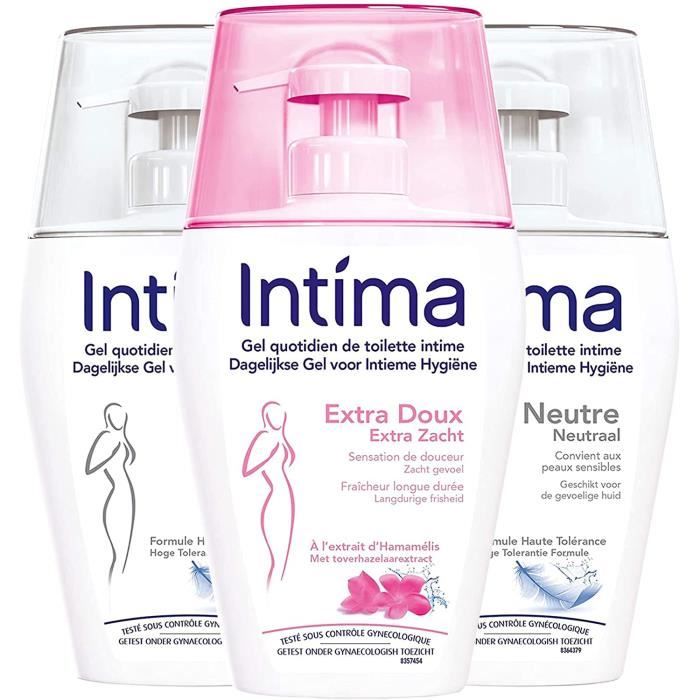 Toilette intime Intima Hygiène Féminine - Gels Intime - Extra Doux 200ml +  Gel Neutre 200ml 3572 - Cdiscount Au quotidien