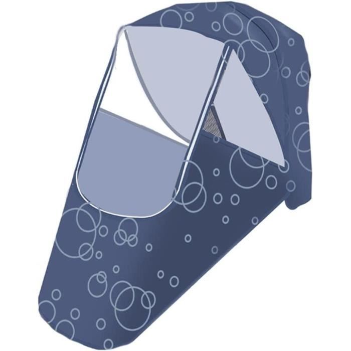 MobiQuip Lot Accessoires XL Toutes Saisons Pour Poussette - Pare-Soleil Avec Panneau Vision + Housse Pluie