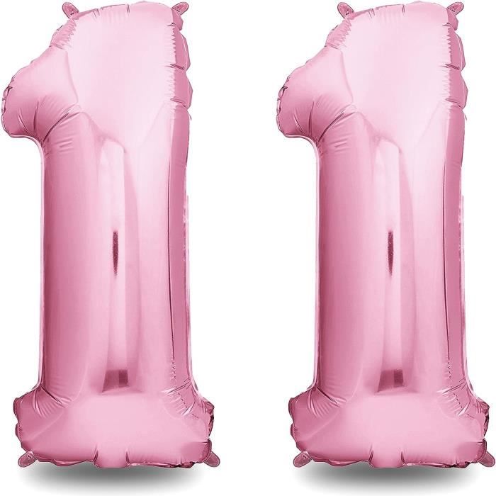 Envami® Ballon Anniversaire 9 Ans - 101 CM Ballon Chiffre