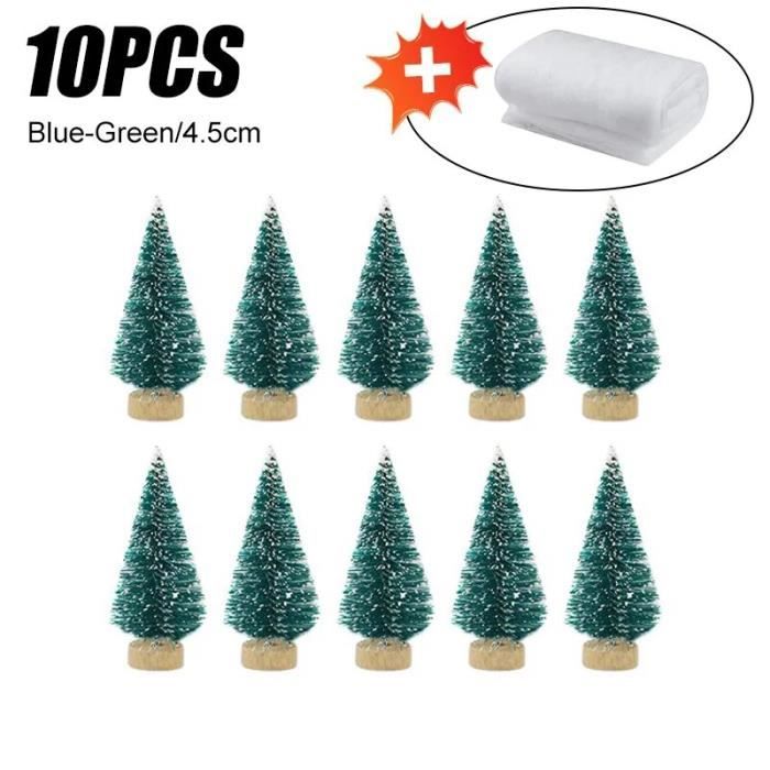 JJQHYC 9 Pièces Mini Sapin de Noël Enneigés pour Décoration d'intérieur JJQHYC 9 Pièces Mini Sapin de Noël Enneigés pour Décoration d'intérieur