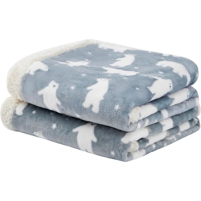 Couverture pour Animaux,2 PCS couvertures moelleuses lavables et chaudes pour chien et chat de petite et moyenne taille,60 x 40cm