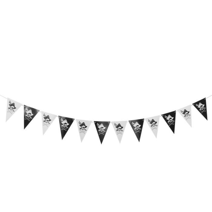 2m Pirate Fanion Banniere Theme Anniversaire Fete Banniere Decoration Accessoires Photo Festival Party Decor Noir Et Blanc Achat Vente Banderole Banniere Cdiscount 2m Pirate Fanion Banniere Theme Anniversaire Fete Banniere Decoration Accessoires Photo Festival Party Decor Noir Et Blanc Achat Vente Banderole Banniere Cdiscount