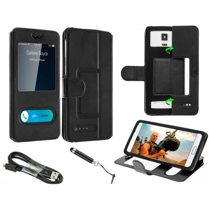 Sconosciuto PH26® - Custodia a Portafoglio per THL T9 Plus, in Ecopelle