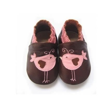 Chaussons Bébé En Cuir Souple - Taille 12-18 Mois - Unisexe - Neuf Sans Emballage