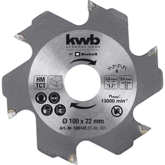Lame De Scie Carbure Tungstène Kwb By Einhell 254mm 60 Dents Pour Scies Circulaires