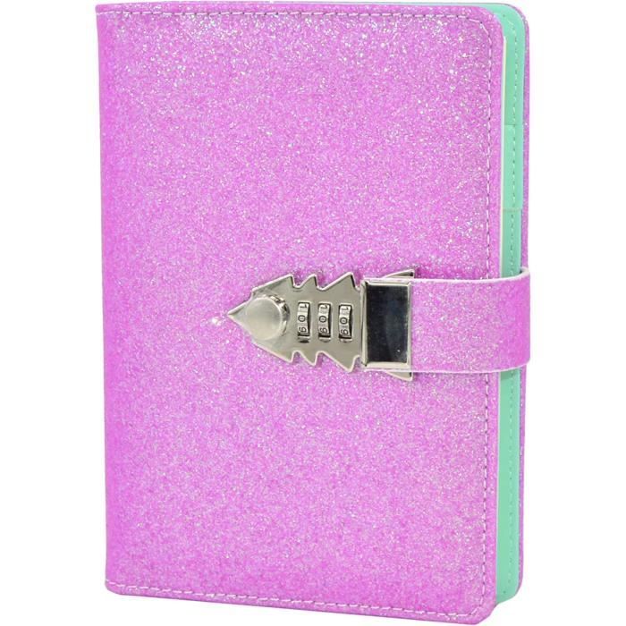 Carnet Secret Verrouillable NectaRoy | Cuir PU | Serrure à Combinaison 3 Chiffres | 240 Pages 100g/m² | 21x14.5cm