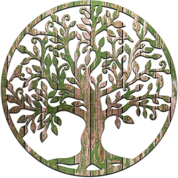 Arbre de vie avec prénoms et animaux