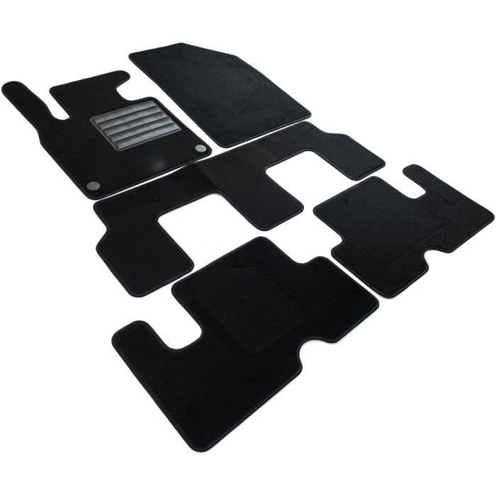Tappetini Velour Nero Per Citroen C4 Picasso II (2013-2018) – Su Misura Con Battitacco