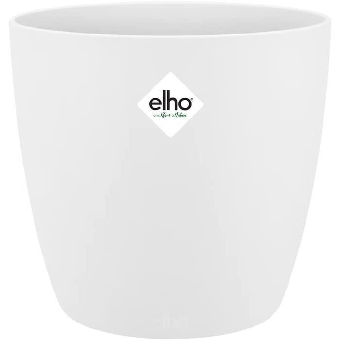 Pot De Fleurs Intérieur Elho Brussels Orchidée 12.5 - Blanc, 13 X 11.5 Cm