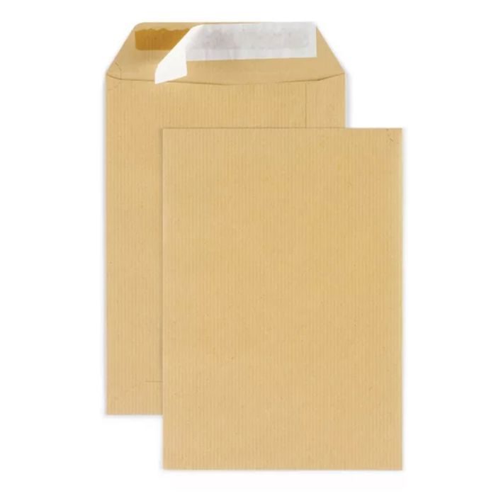 Produktbild von Pack Of 10 Robust Envelopes With Closure, 15.2 X 22.9 Cm, Large Kraft Envelope, Thick Manila Envelope With Closure For Office, Business, School, Home