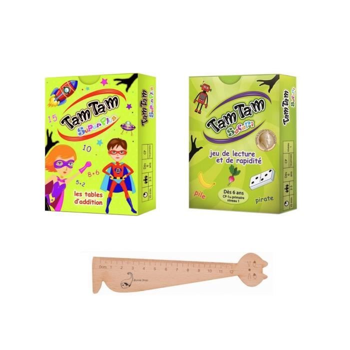 Lot Tam Tam Safari CP Niv 1 + SuperPlus Table d'Additions Version