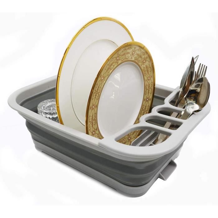 SAMMART Bassine pliable de 9,2 l avec poignée – Panier de pique-nique portable – Sac de courses pliable – Boîte de rangement peu encombrante SAMMART Bassine pliable de 9,2 l avec poignée – Panier de pique-nique portable – Sac de courses pliable – Boîte de rangement peu encombrante