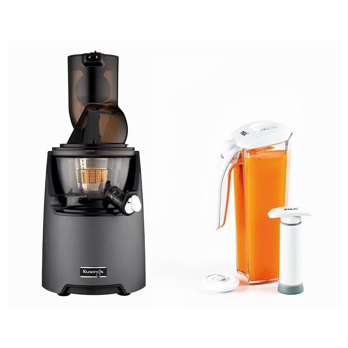 Kuvings - Extracteur de jus vertical EVO820S + kit de conservation de jus sous vide - Anthracite - Kuvings