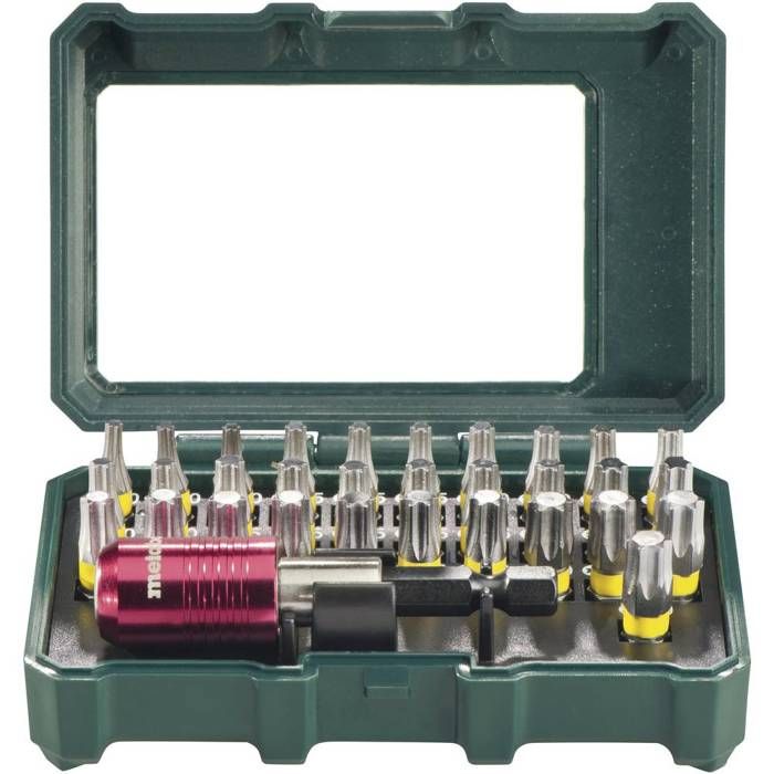 Jeu d'embouts Metabo 62670900 32 pièces Torx Acier Chrome Vanadium
