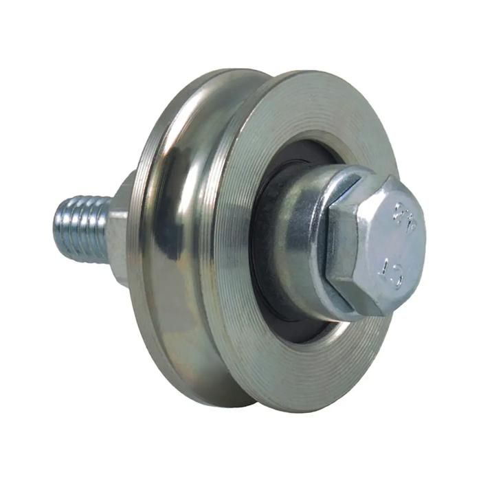 Poulie Roue 140mm V Gorge Acier Double Roulement à Billes Lourde - Neuve, Marque IBFM