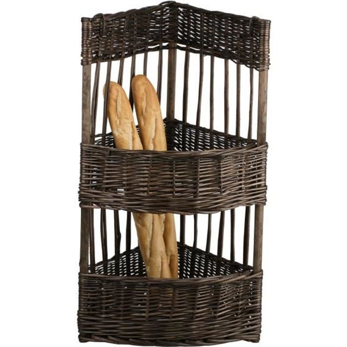 Panier En Osier Pour Boulangerie - Pour Baguettes - Dimensions ~50" X 36 Cm X 80 Cm - Occasion