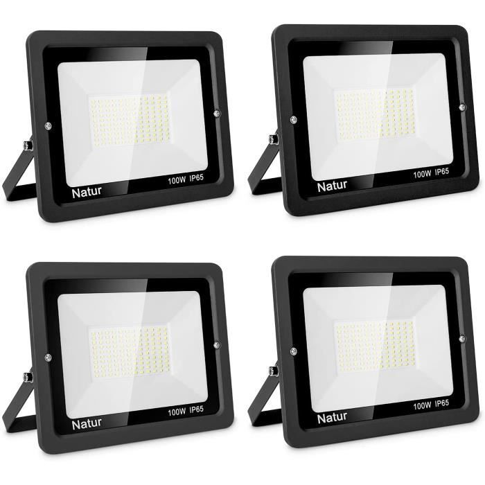 Projecteur extérieur 081 LED SMD 100W et 4000K noir
