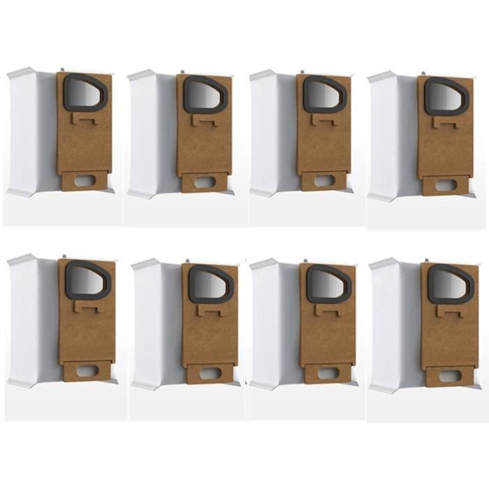 8 pièces sacs à poussière de remplacement pour Xiaomi Roborock H7 H6 aspirateur sacs en tissu non tissé accessoires