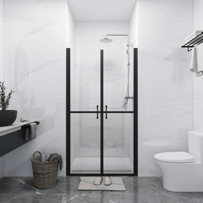 vidaXL Porte de douche ESG 88 91 x190 cm