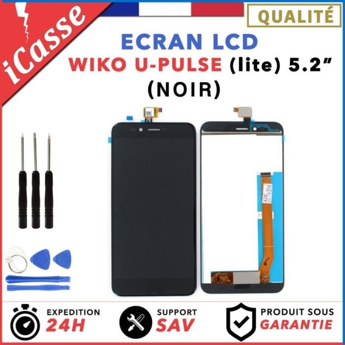 Ecran tactile Wiko UPulse U Pulse Lite Noir 5.2" Outils Vitre 