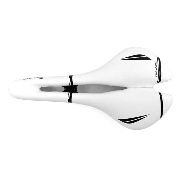 Selle De Vélo Large 25x20cm – Éponge Haute Élasticité, Respirante, Imperméable, Noir/Bleu/Rouge