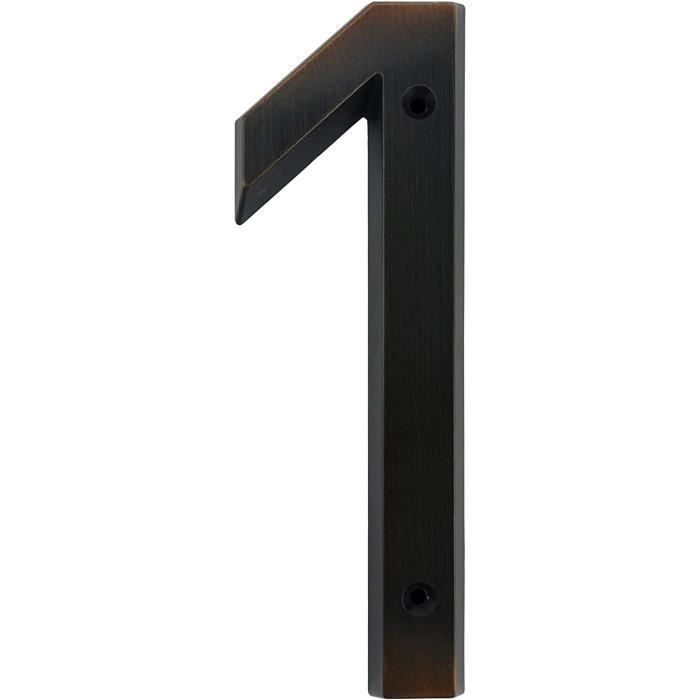 Numéro de maison 1, laiton antique