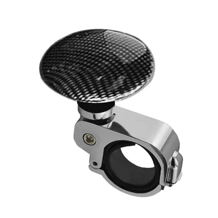 Spinner Volant Voiture BL-g - Silicone Noir - Accessoire Direction - Diamètre 50mm