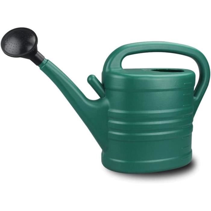 Arrosoir 5 Litres Avec Bec Long - Pichet Jardin Robuste En PP Avec Indicateur De Niveau