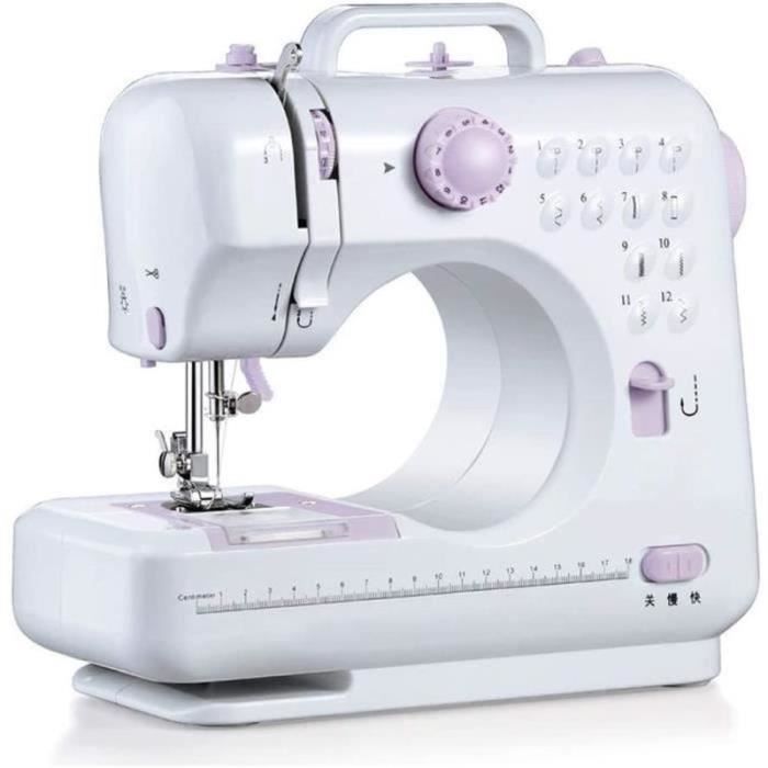 Fanville Compact Sewing Machine with 12 Stitch Patterns Foot Pedals and