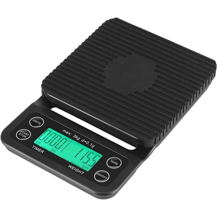 Balance De Cuisine Numérique Pliable CAMRY - 5 Kg Max - Mesure G, Ml, Oz - Écran LED - Parfaite Pour Voyage, Cuisine, Bricolage