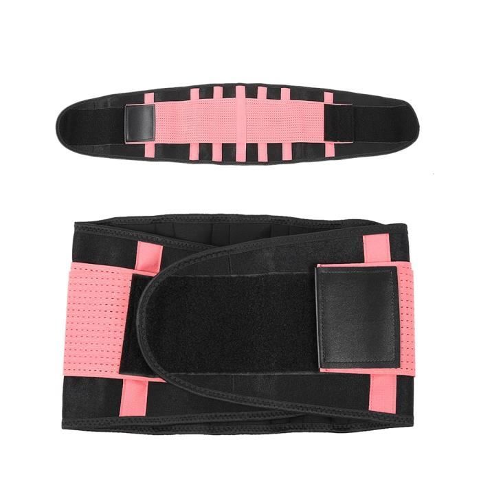 Ceinture Large Élastique Corset Décoratif - Accessoire Mode Pour Robes, Pulls - Mise En Valeur De La Silhouette - Noir/Rouge