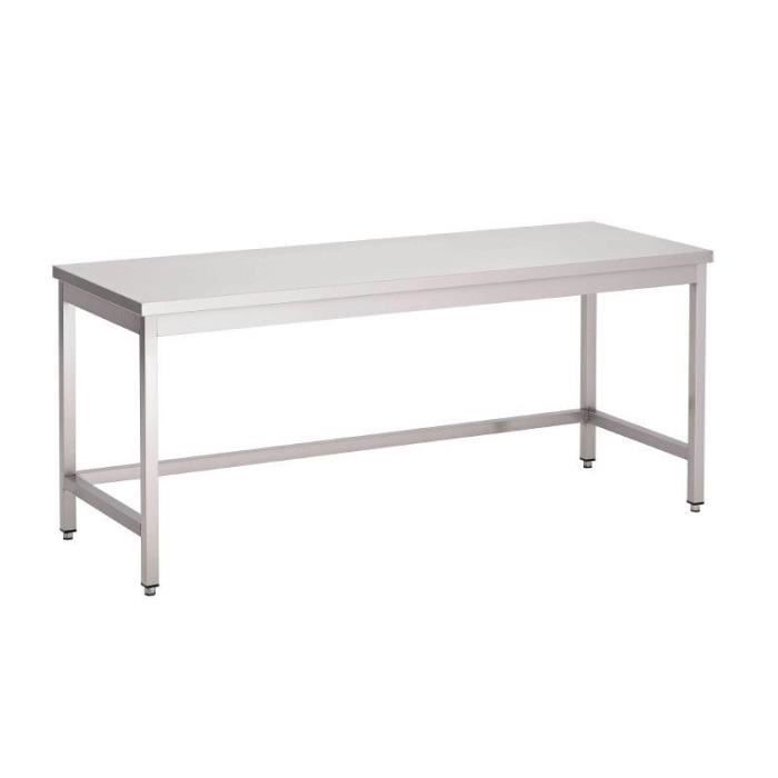 Table de Travail Inox - COMBISTEEL - 1300x600 mm - Brillant - Cuisine - 90 cm de hauteur Table de Travail Inox - COMBISTEEL - 1300x600 mm - Brillant - Cuisine - 90 cm de hauteur