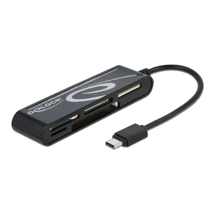 Lecteur de carte tout-en-un USB Type-C 5 Slots - DELOCK