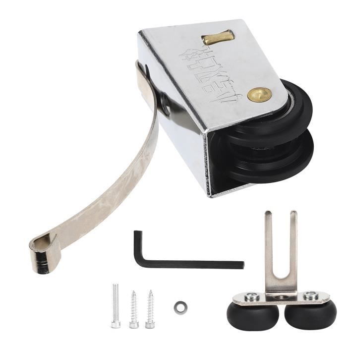 Poulie Coulissante Double Roue 16mm - Pour Fenêtres Et Portes Coulissantes, Roulement à Bille Acier