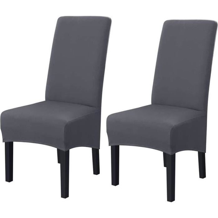Housse de protection Comfort pour Lot chaises anthracite 66x67x70/110 cm Housse de chaise