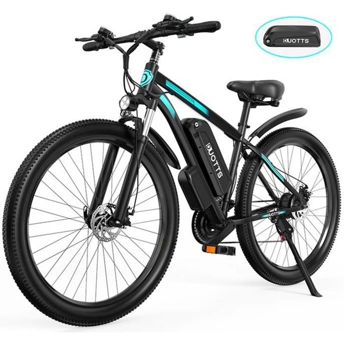 Acheter DUOTTS C29 Vélo Électrique 29 Pouces 750W VTT 48V 15Ah Batterie 50km /h Vitesse Max pour 50km Portée 21 Vitesses