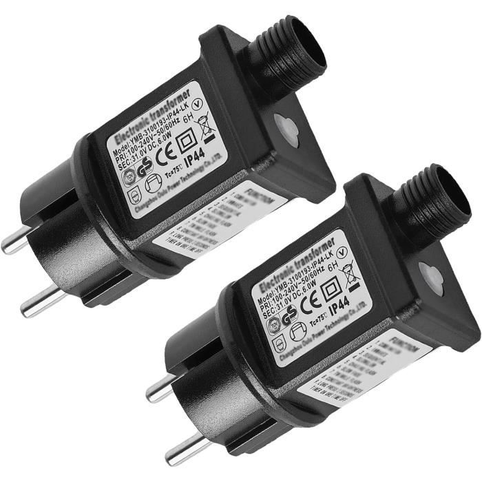Clignoteur Pour Guirlande 31V 6W Transformateur Guirlande Led, 8 Modes